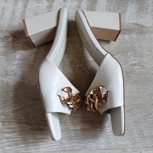 Madden Girl Golden-C Block Heel Slip On Sandals - Picture 6 of 10